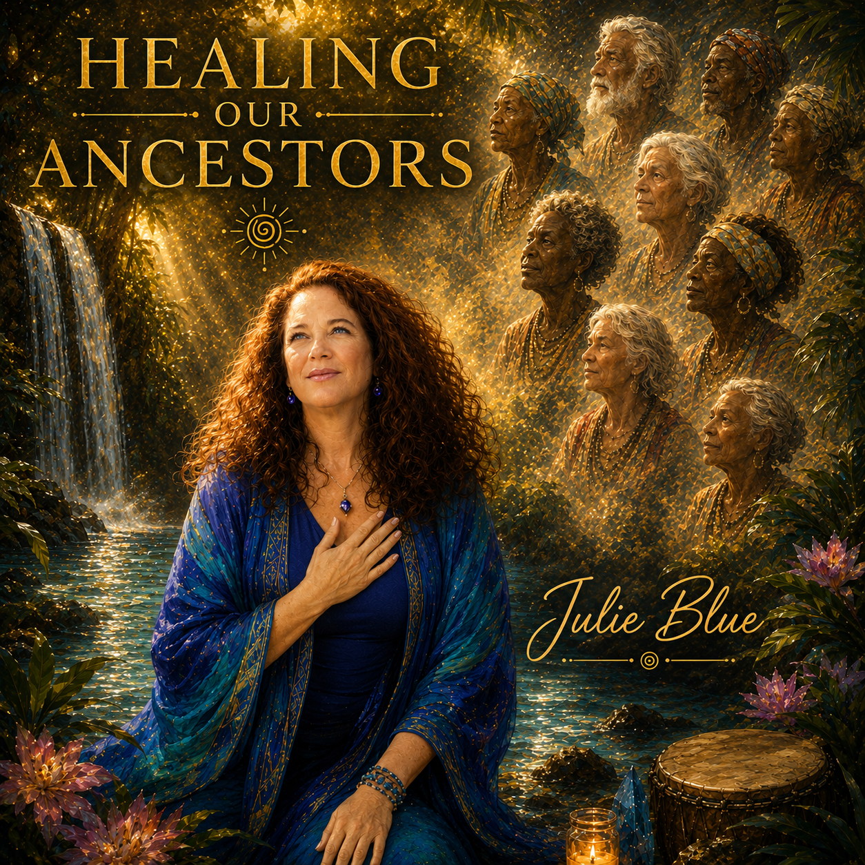 Healing Our Ancestors — single cover by Julie Blue