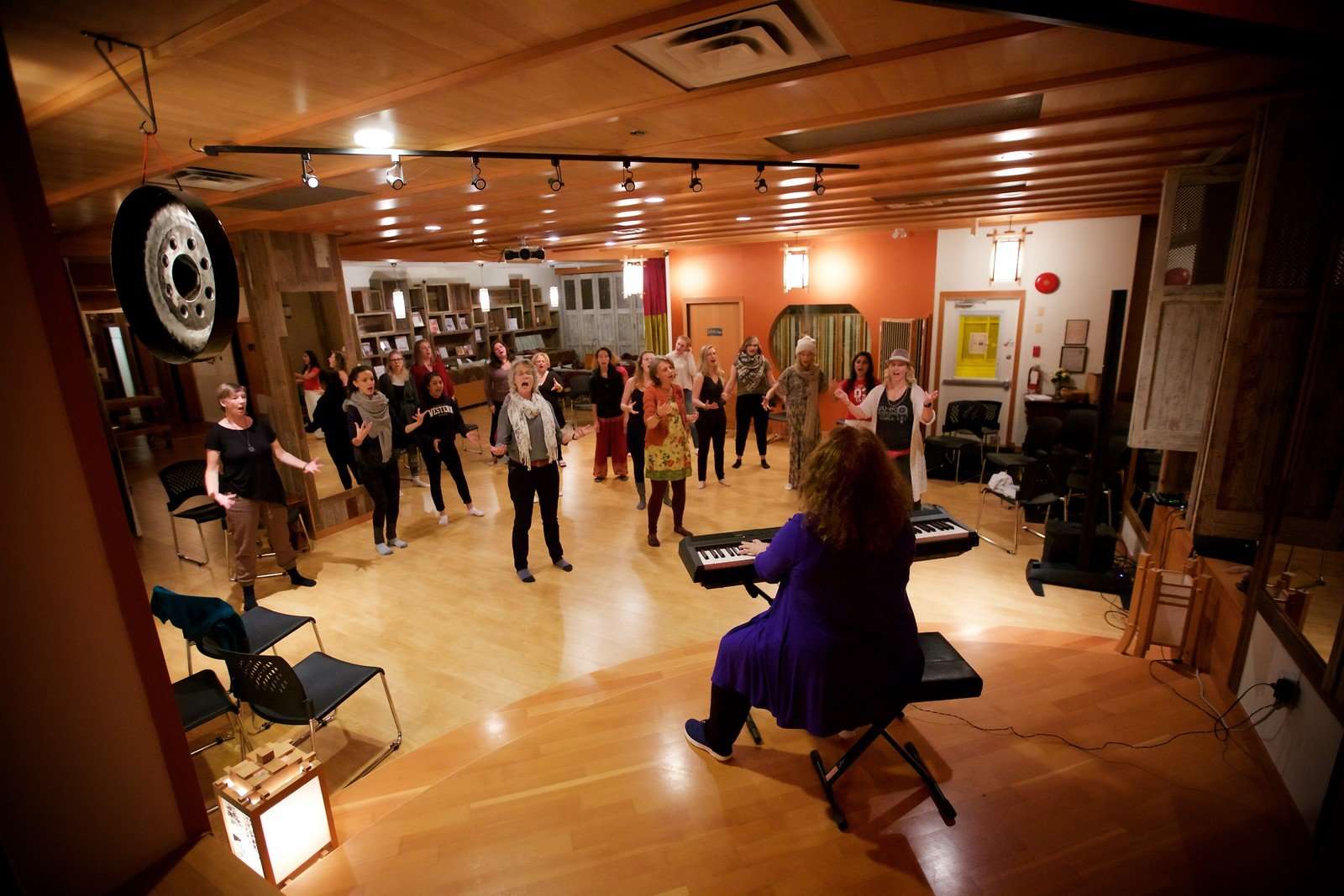 Radiant Hearts Song Circle gathered together
